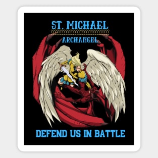 St. Michael - Defend Us In Battle Magnet